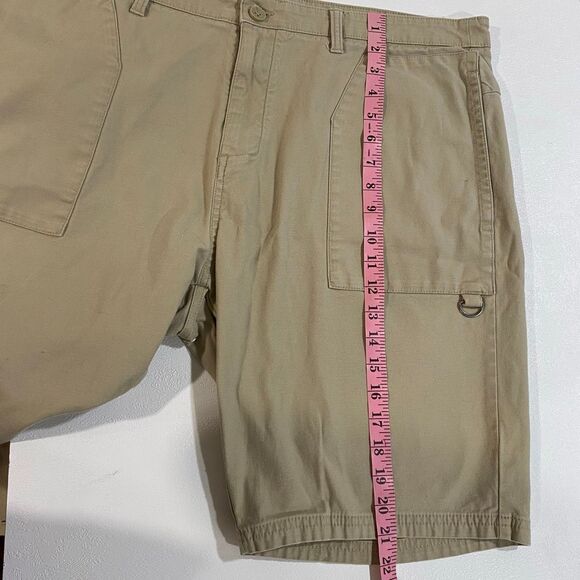 Oakley Regular Fit Cargo Shorts Men’s 40 – Khaki Utility Outdoor Work Shorts - Picture 5 of 10